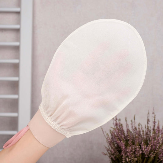 Gant Exfoliant Corps En Soie Naturelle